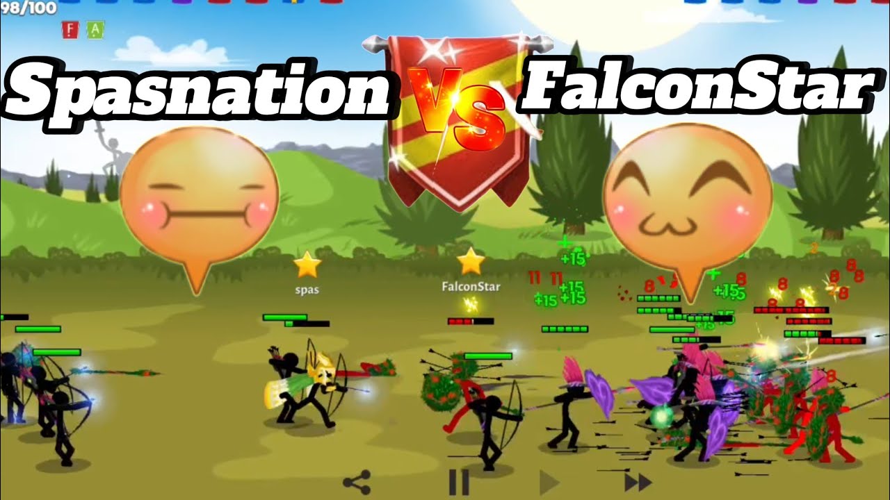 @spasNation Vs FalconStar - Stick War 3
