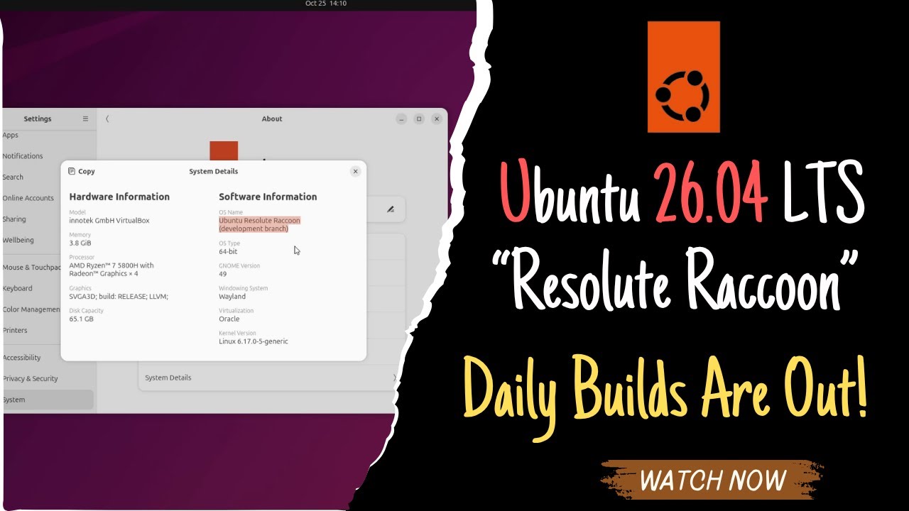 Вышли ежедневные сборки Ubuntu 26.04 LTS &laquo;Resolute Raccoon&raquo;!