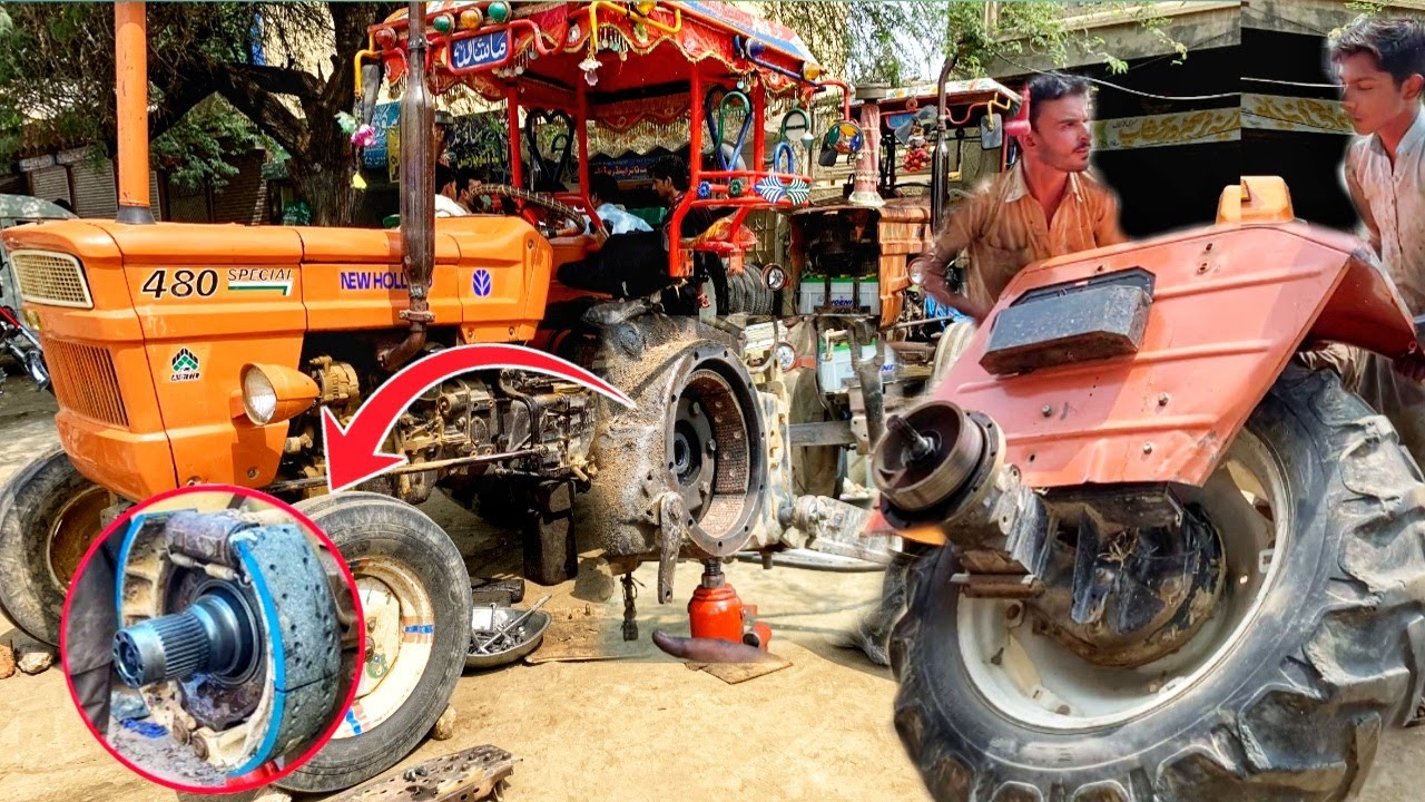 How expert mechanic changed the brake band of  tractor | Fully Process of Replace Tractor Brake Band