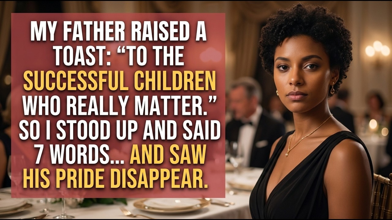 My Dad Toasted “Successful Kids” — But I Was the O....