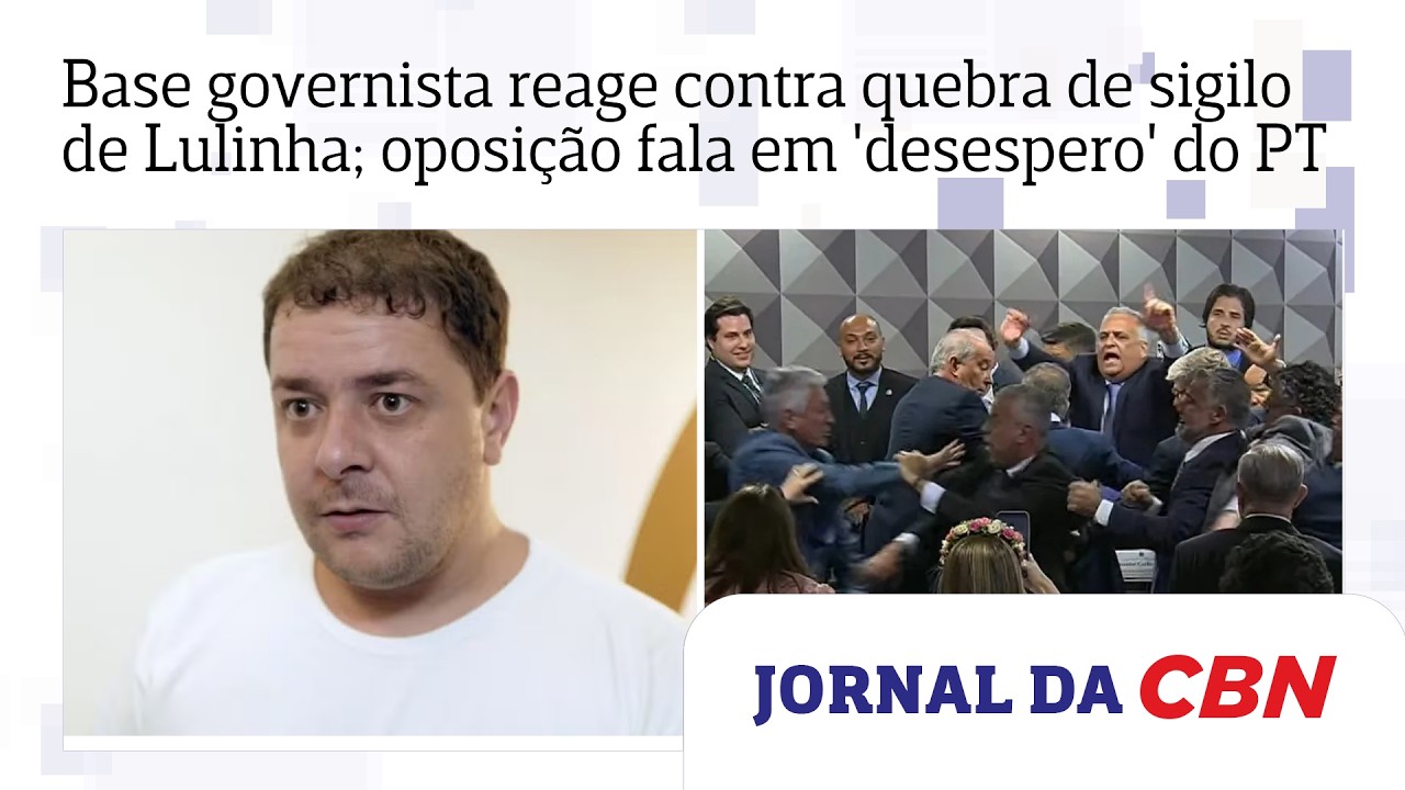 Base governista reage contra quebra de sigilo de Lulinha; oposição fala em 'desespero' do PT