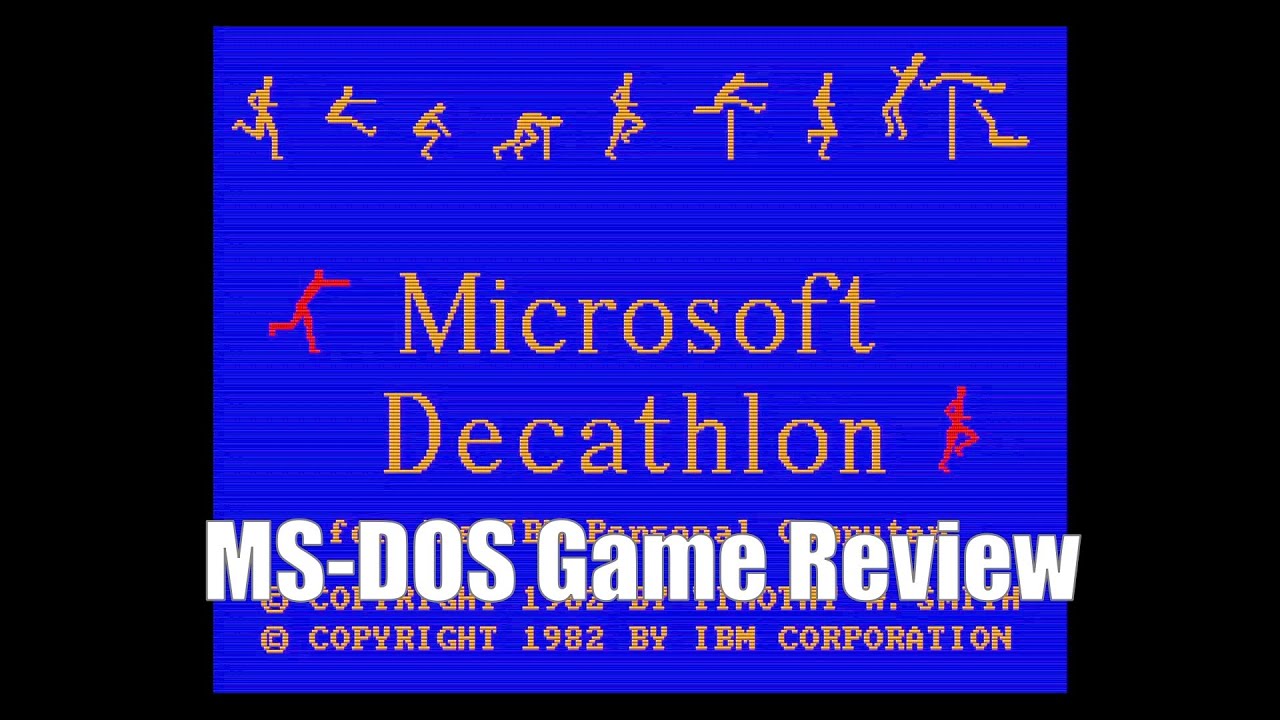 Olympic Decathlon - 1982 - MS-DOS Game Review