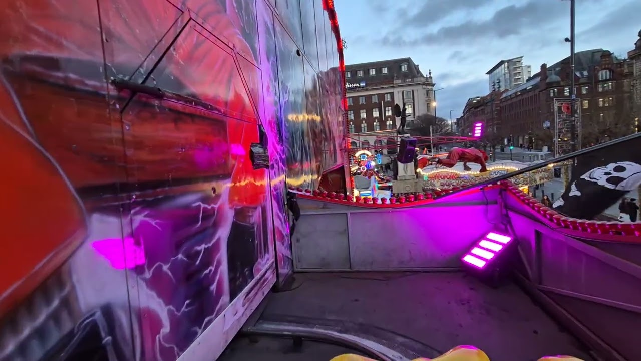JAMIE WHITING GHOST TRAIN (onride) at Leeds Valentines Fair 16/2/2026