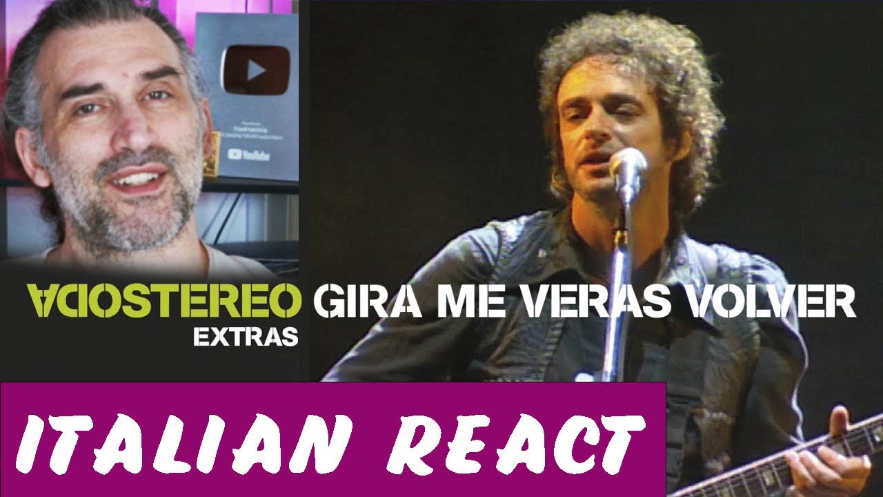 Soda Stereo - Lo Que Sangra (La Cúpula) (Gira Me Verás Volver - Extras) Italian singer reaction