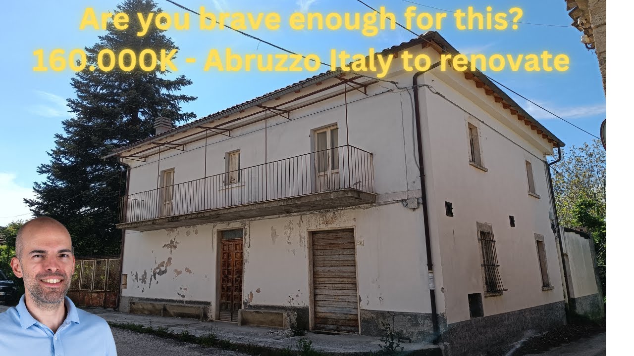 Property to Renovate in Roccamorice Abruzzo Italy - Virtual Property Tour In the Mountains Majella