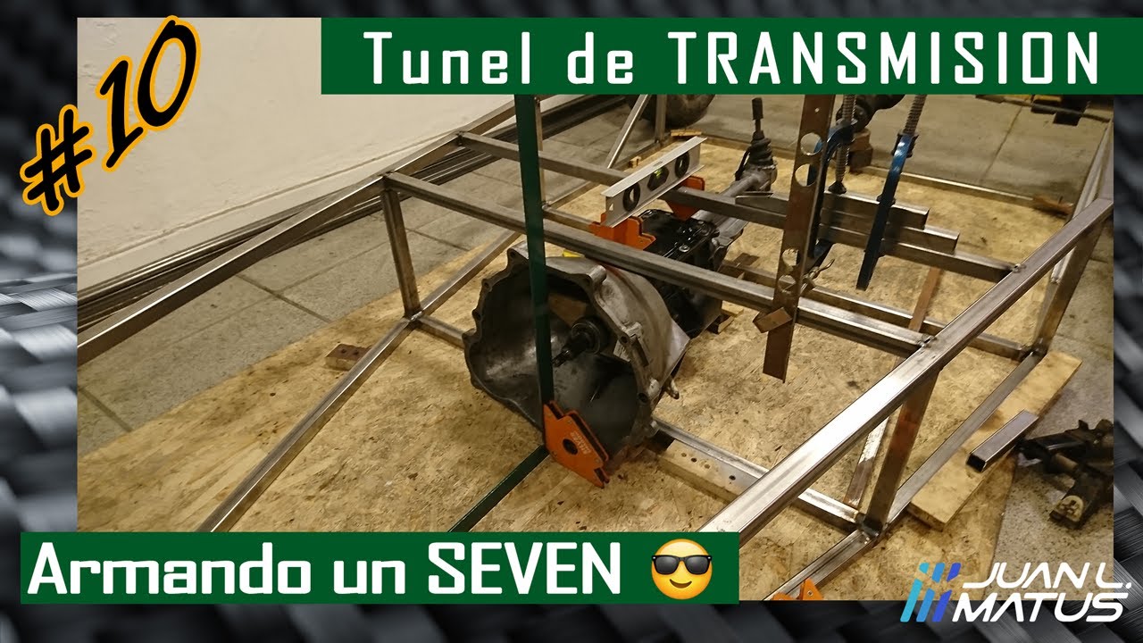 #10 - 😎 Armando un Lotus SEVEN: DISEÑO túnel de TRANSMISIÓN y CARDÁN⚡  - Juanlmatus.com