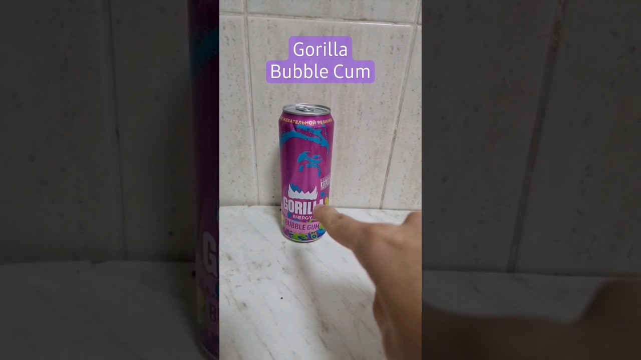 Обзор на энергетик GORILLA BUBBLE GUM
