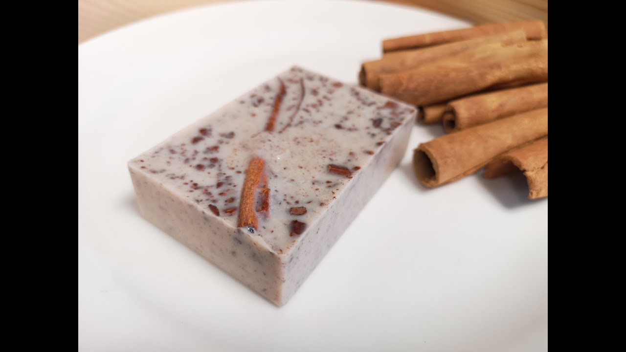 سوي صابون دارسين بالبيت  DIY Cinnamon Soap