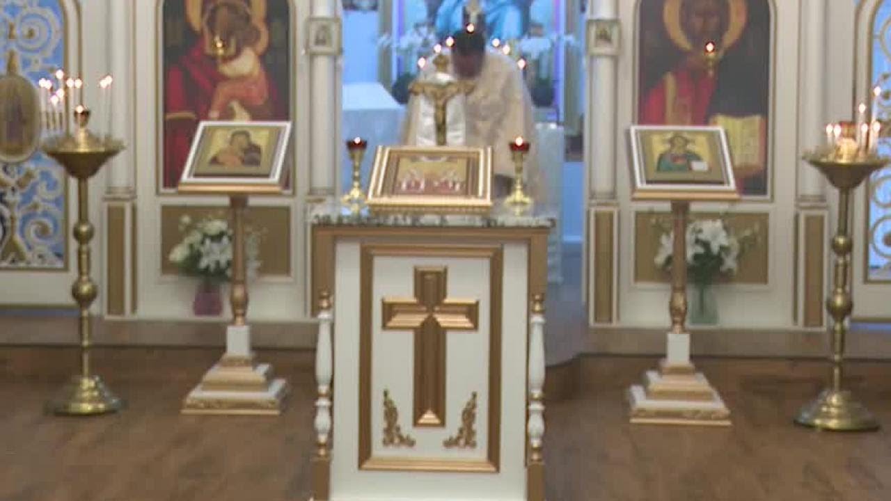 Inside somber service at metro Atlanta Orthodox church amid Russia-Ukraine crisis