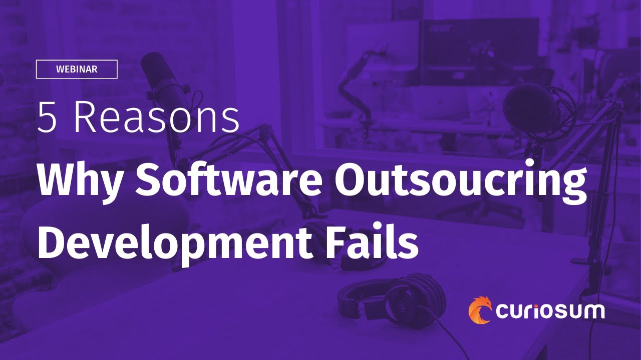 [webinar] 5 Reasons why Software Outsourcing Development Fails ▶ Michał Buszkiewicz, CTO at Curiosum