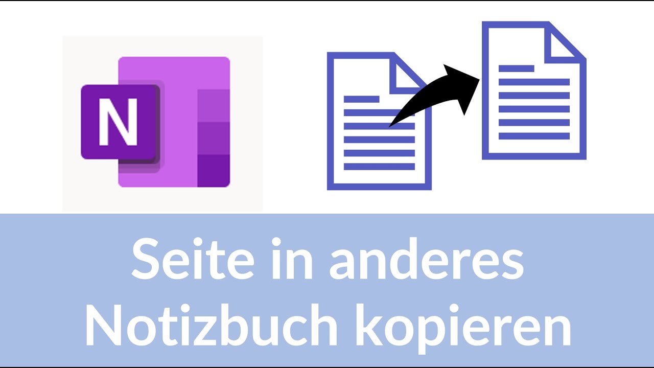 OneNote Seite kopieren
