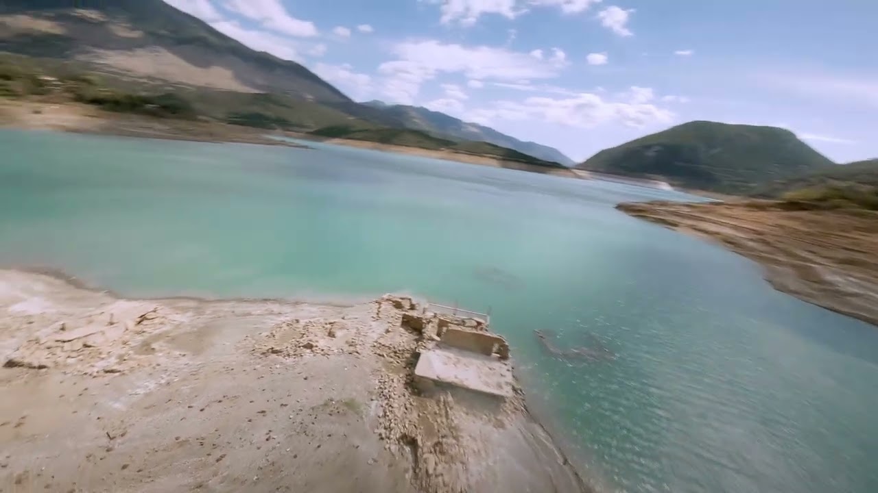 Mornos Lake from above: stunning drone footage