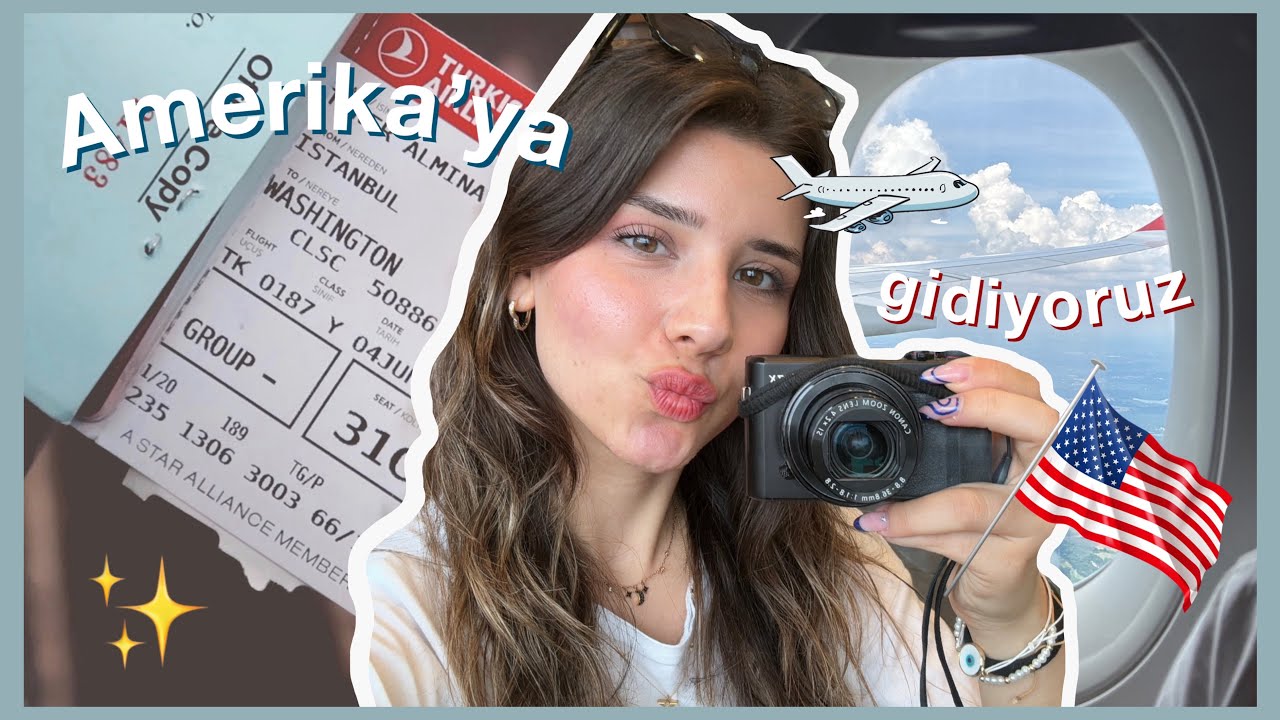 DÖRT AYLIĞINA AMERİKA'YA GİDİYORUZ! ✨🇺🇸 | #AlminaAmerika'da
