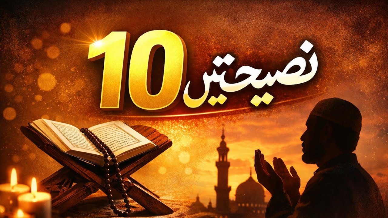 زندگی بدل دینے والی 10 اسلامی نصیحتیں | دل کو ہلا دینے والا بیان