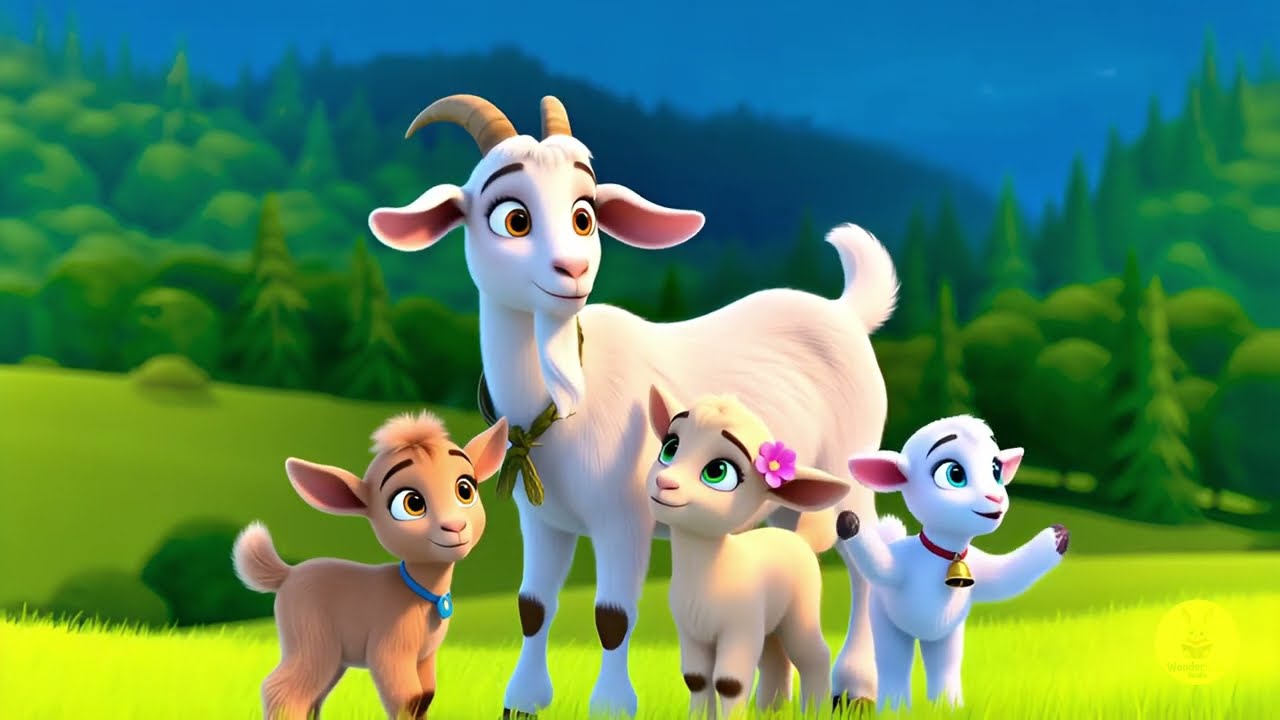 Courageous Amara | A Brave Mother Goat Story About Courage & Love | Story for Kid |WonderKids Studio