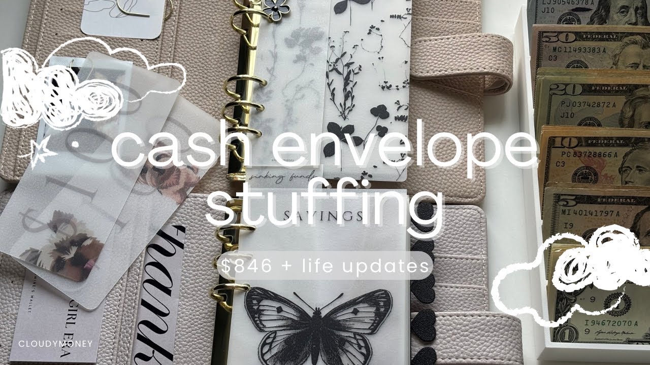 Cash Envelope Stuffing | May 2025 Week 4 | Life Updates + Happy Mail 🌷