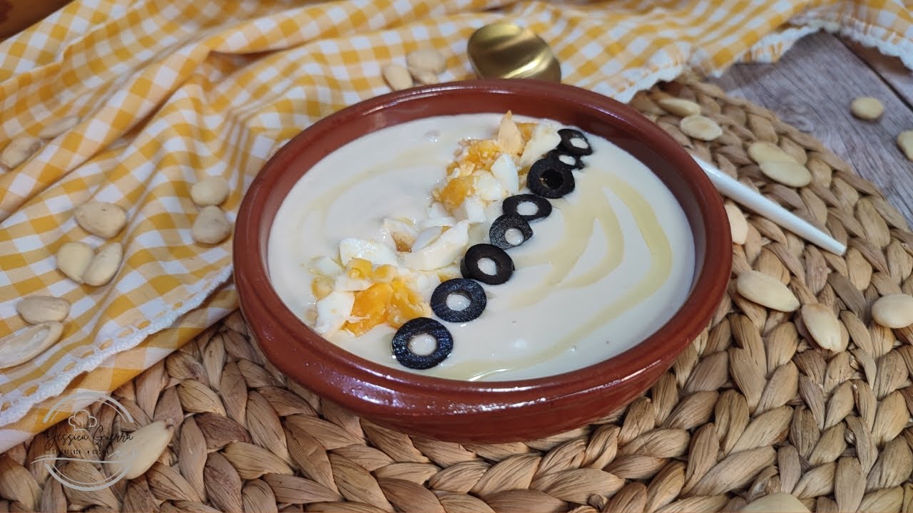 MAZAMORRA CORDOBESA, receta Andaluza, riquísima con Mambo!!!