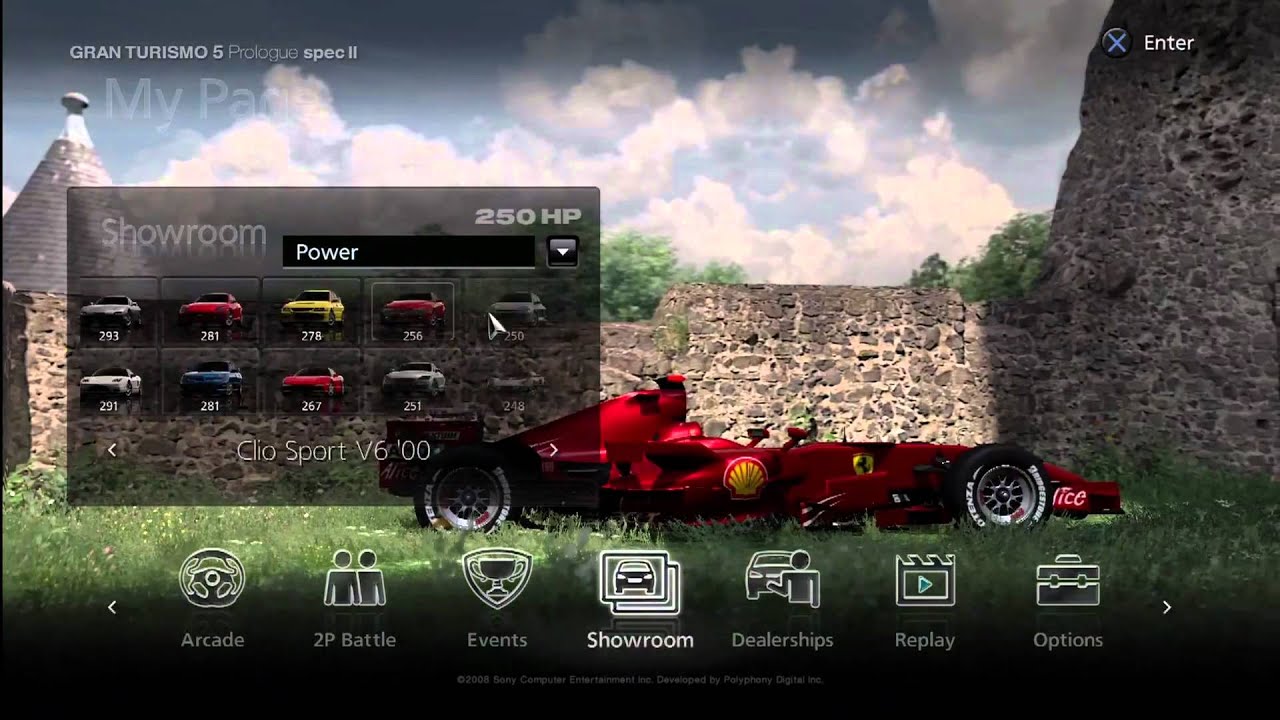 Gran Turismo 5 Prologue Secret Menu
