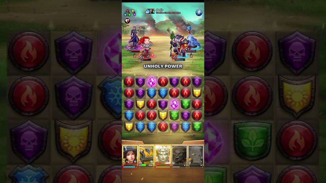 Empires and Puzzles, War vid #196, Mount Olympus Academy. FS @ 15.