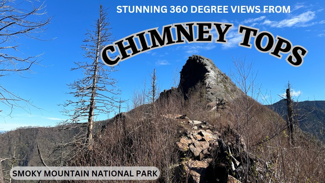 Chimney Tops Trail hike in The Great Smoky Mountains National Park