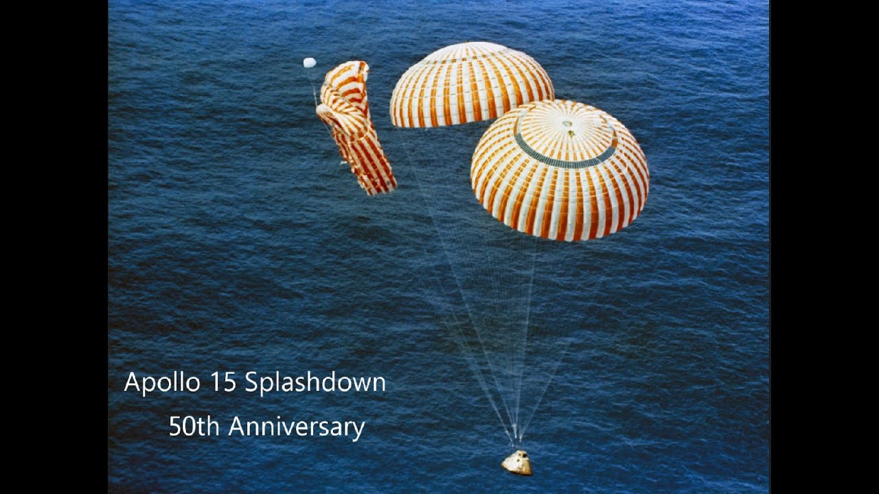 Apollo 15 - Re-Entry, Splashdown and Recovery (50th Anniversary 1971-2021)