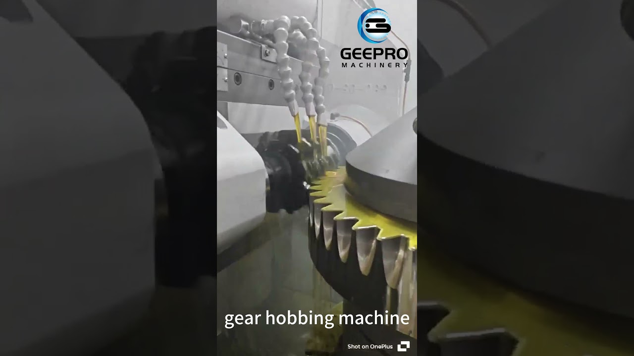 GEEPRO Machinery-- G800 cnc gear hobbing machine with 12 modules  #cnc #machine