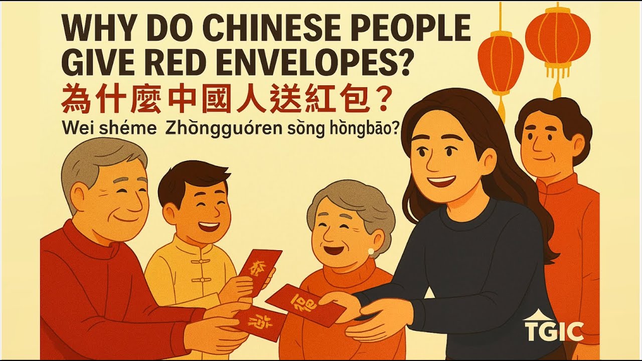 Why Do Chinese People Give Red Envelopes? 为什么中国人喜欢送红包？#chineseculture #thatgirlinchina