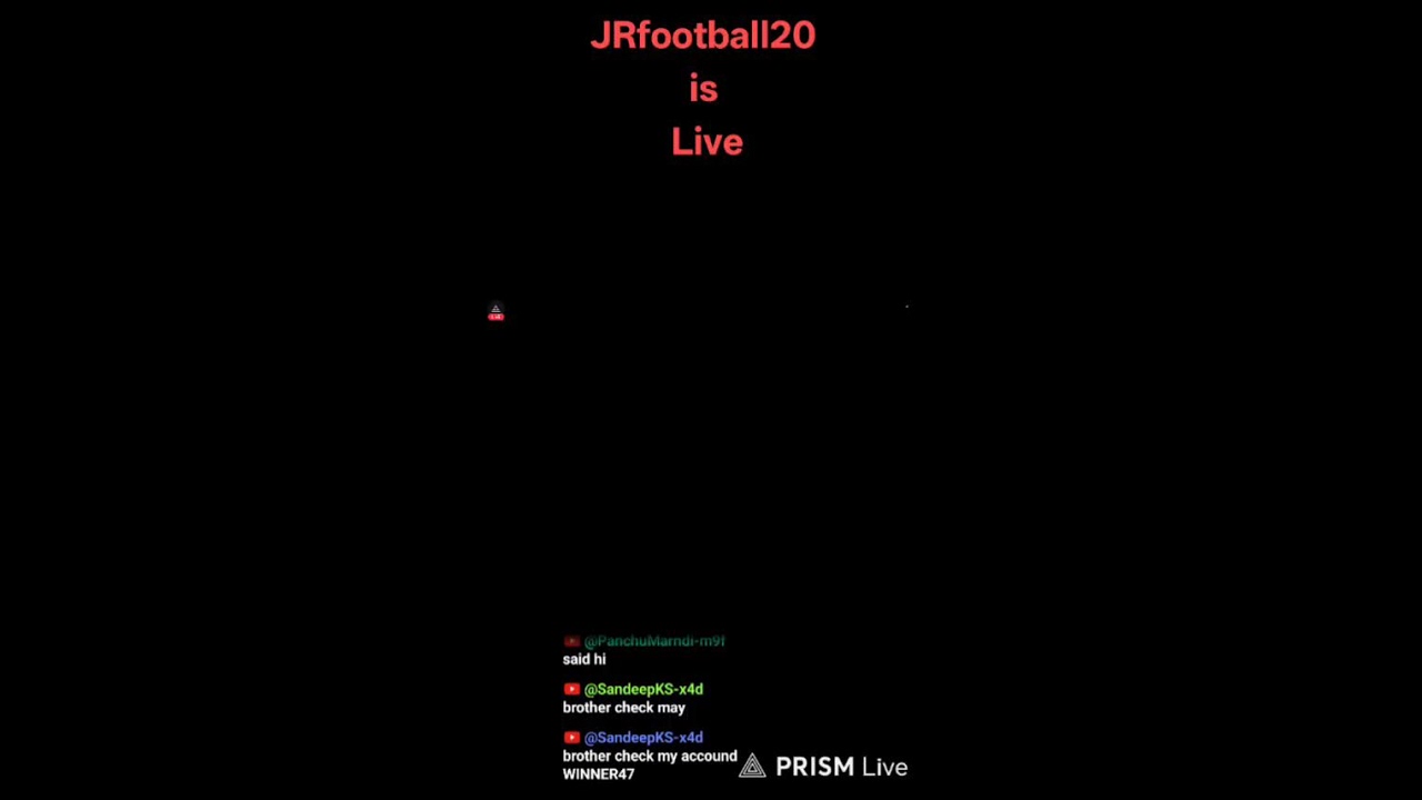 Live streaming of Jr_efootball