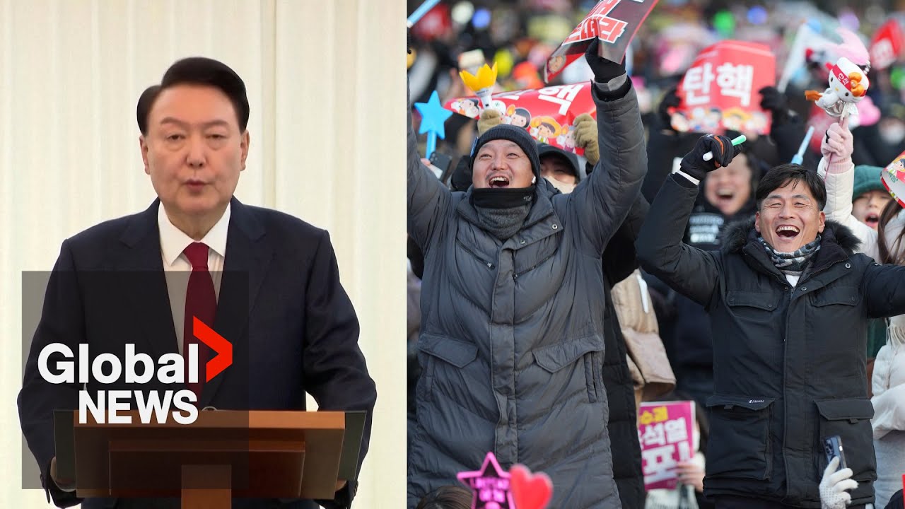 South Korean president impeached, but remains defiant: 
