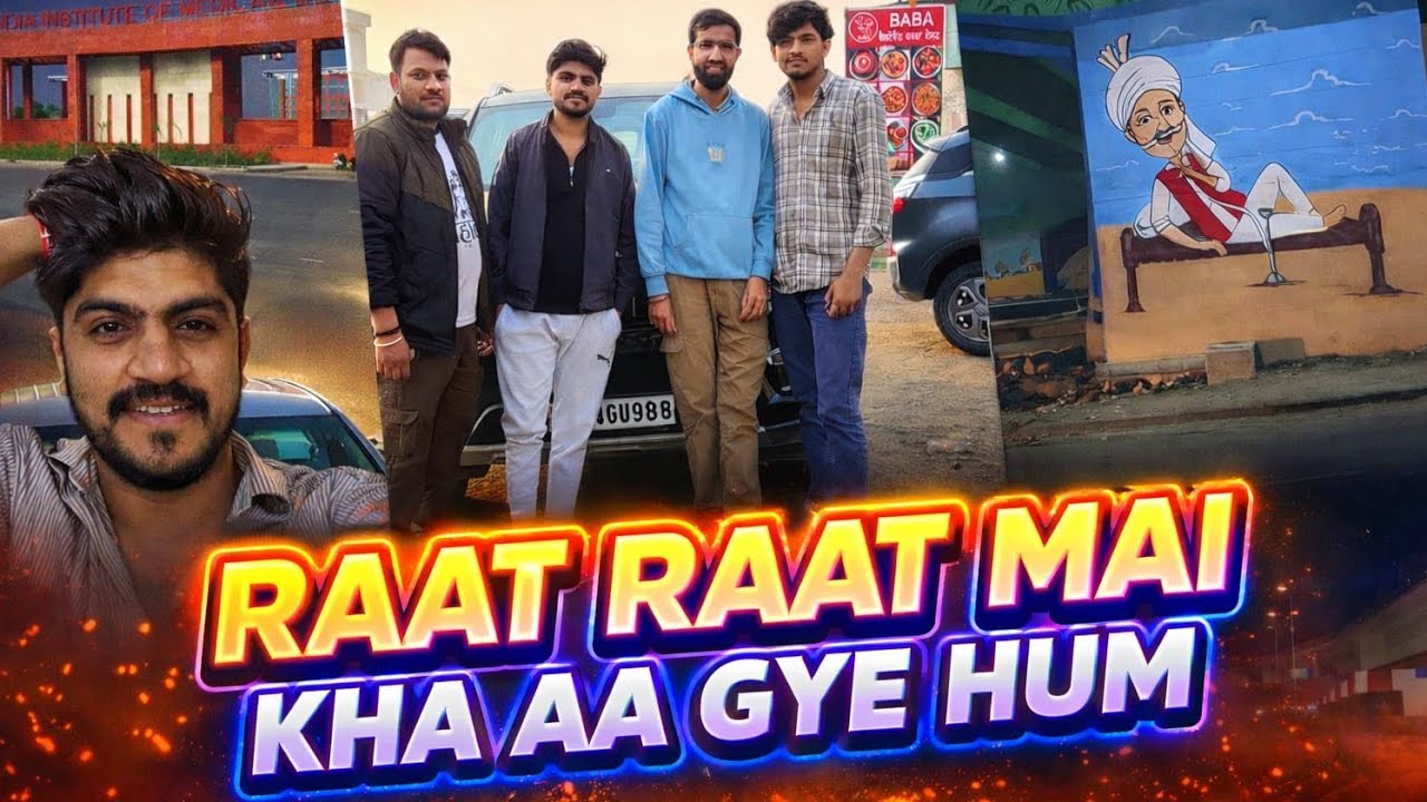 Lavi aur lavish Ne Krdi Bdii Gadbad😰 ! Suprising Road Trip Ghaziabad To Jammu !🥰 Vlog 70