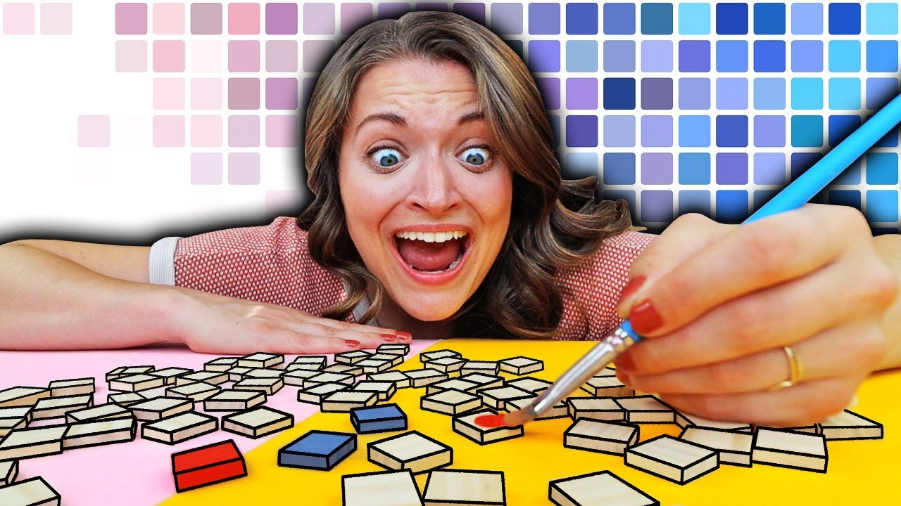I Tried Wooden PIXEL ART?!