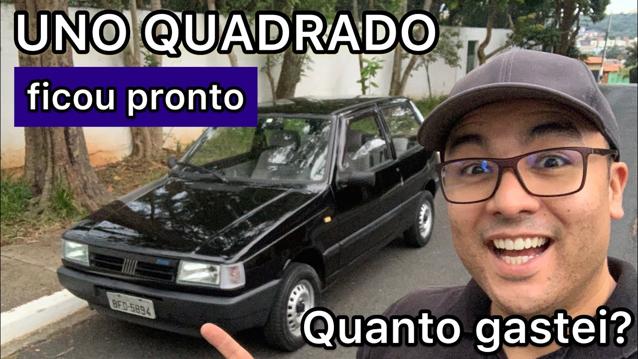 FIAT UNO QUADRADO PRONTO! Paguei s&oacute; 4 mil neste carro: Uno S 1.5 1991 ap&oacute;s reforma e revis&atilde;o