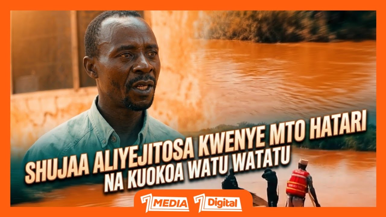 HUYU HAPA SHUJAA ALIYEOKOA WATATU AKIWEMO MTOTO WA MWEZI 1 KUZAMA KWENYE MTO KIGOMA