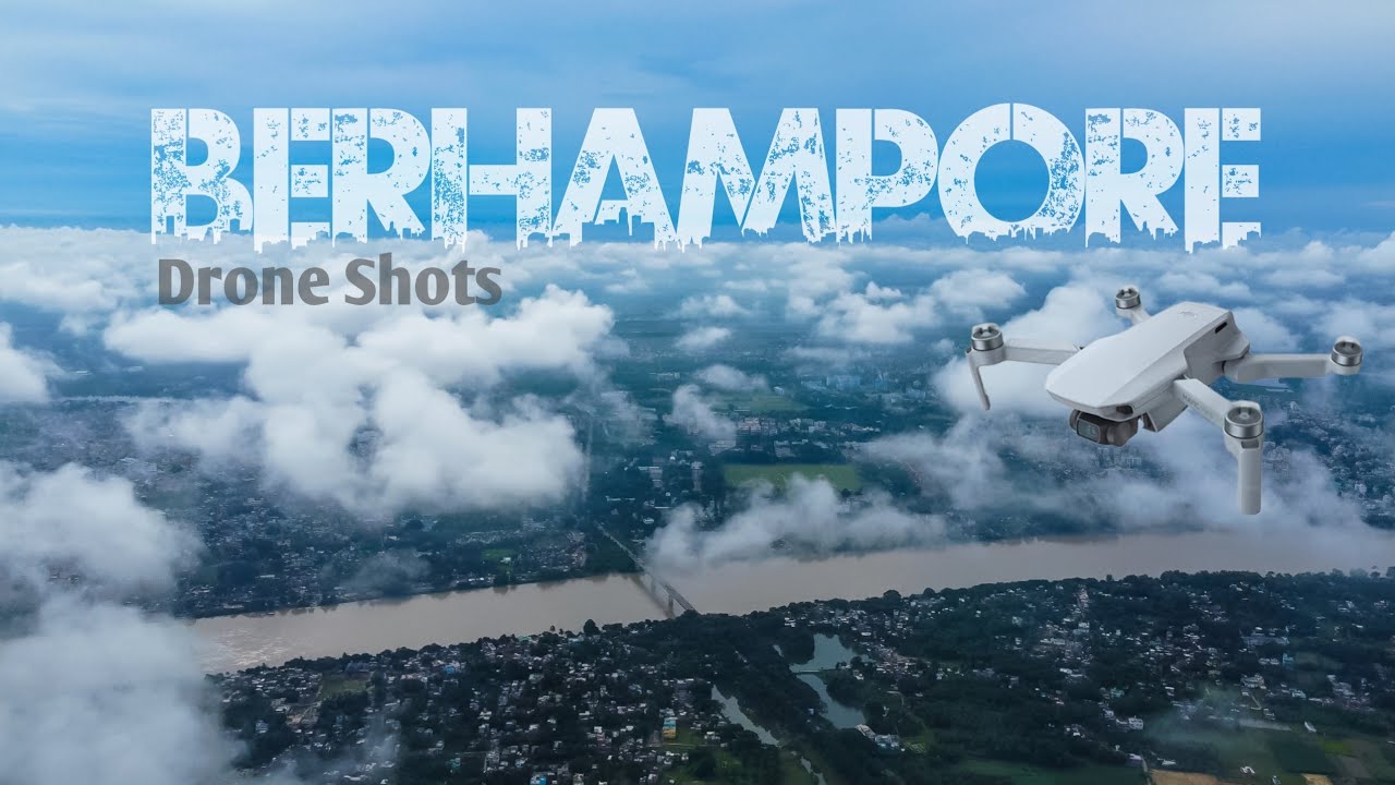 Berhampore Dron shots || Khagraghat || 500M Hight || DJI mini2 Drone Video Short