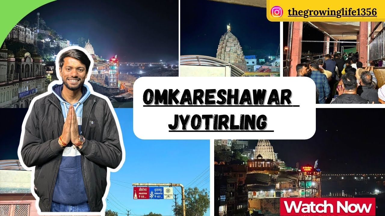 Omkareshwar Jyotirling🙏🏻 | Best way to go Indore to Omkareshwar | Travel vlog 