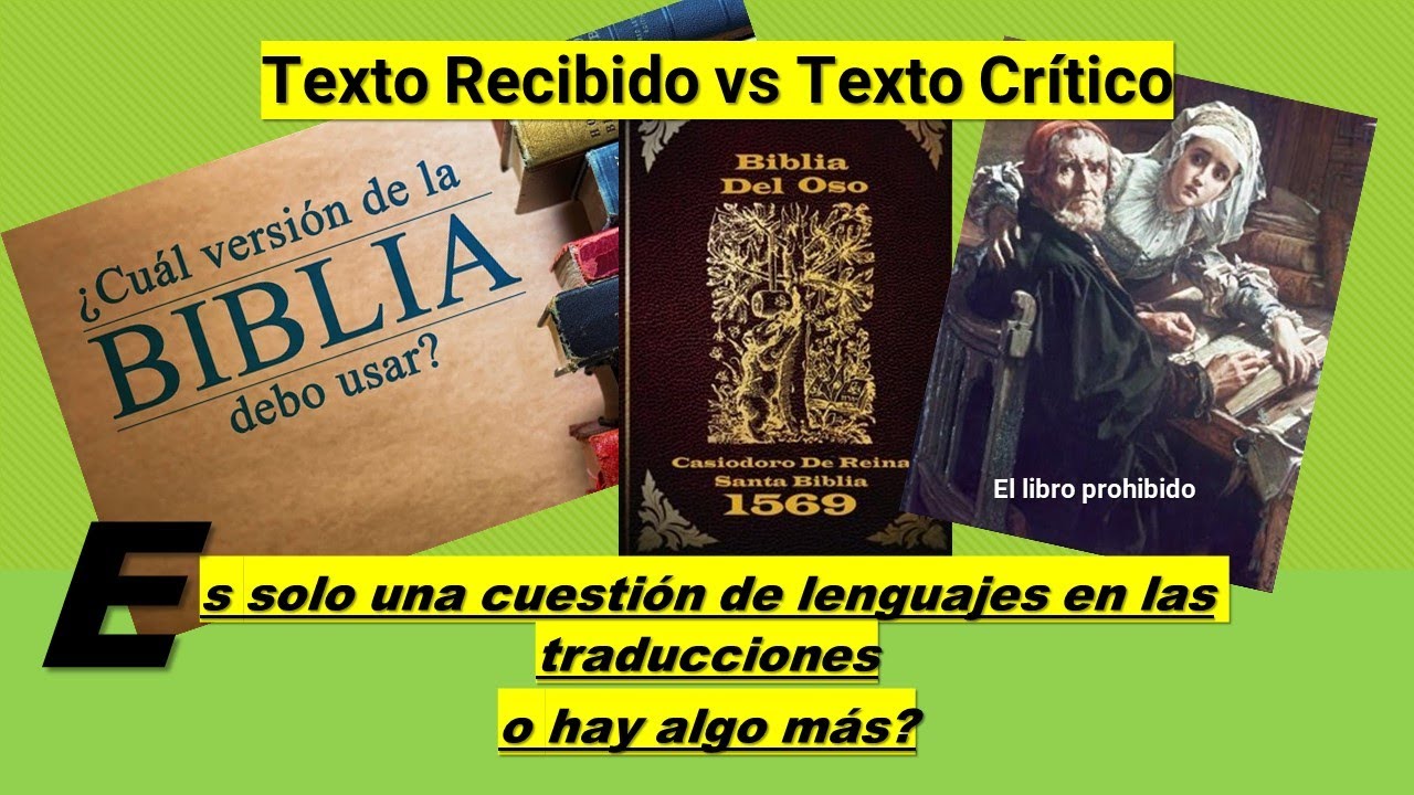 Texto Mayoritario vs Texto Recibido. Que hay detrás de éste conflicto Bíblico