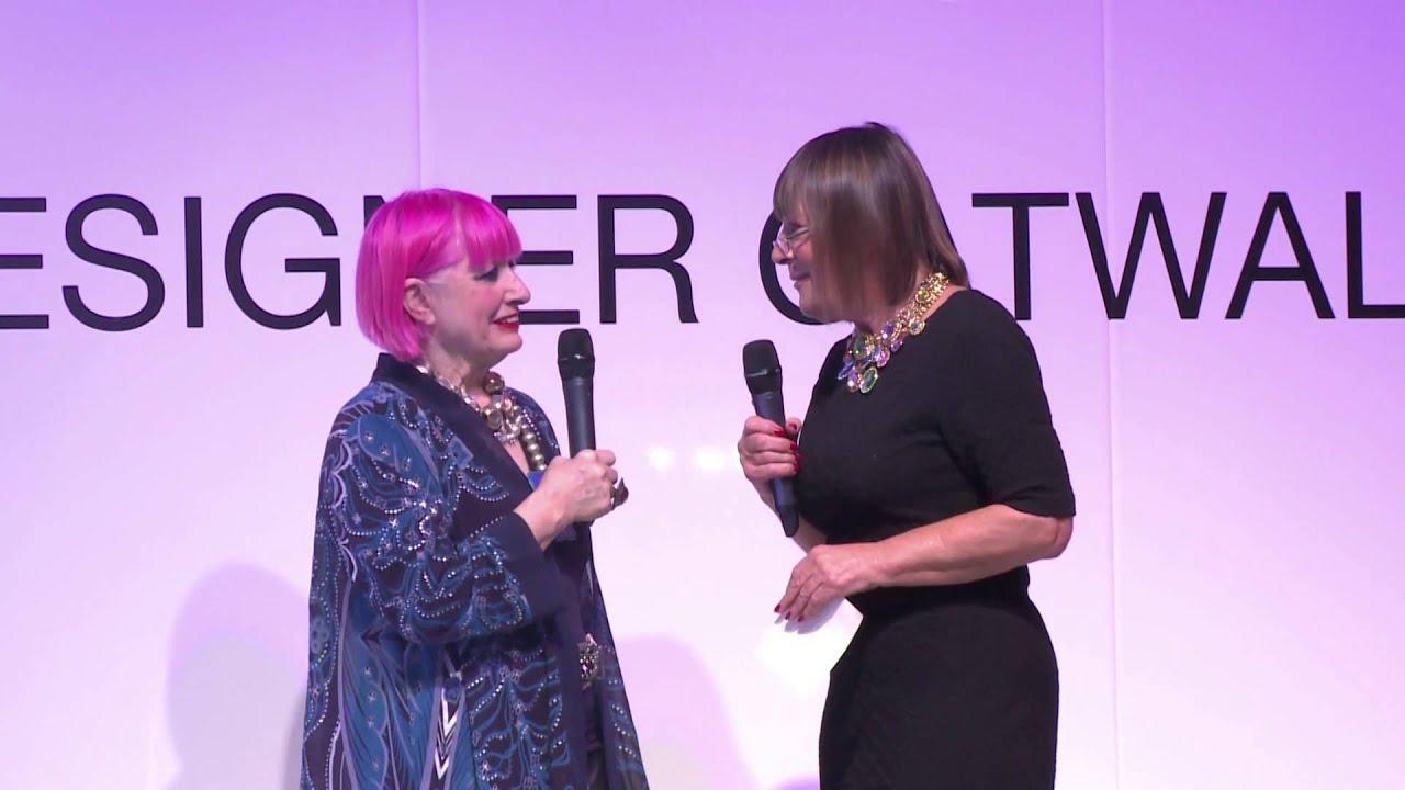 Zandra Rhodes Trend Presentation at Clothes Show Live 2014 - Clothes Show TV