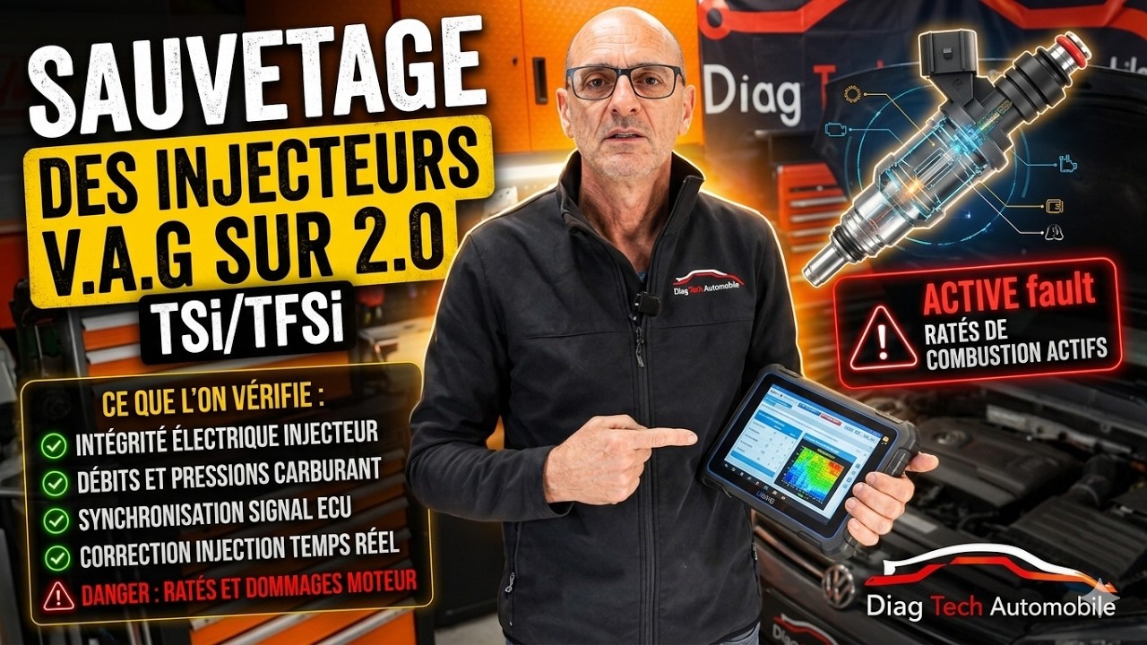 sauvetage des injecteurs V.A.G sur 2.0 TSi/TFSi