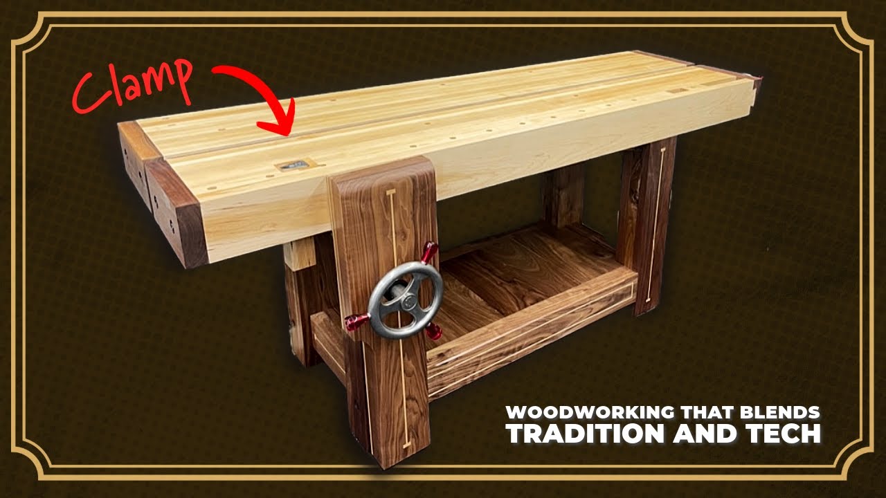 A Massive Roubo Workbench with a Superpower