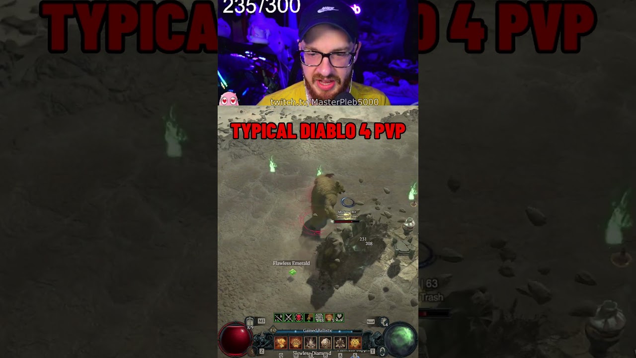 он это начал.. (DIABLO 4 валун / измельчение друида PVP) #шорты