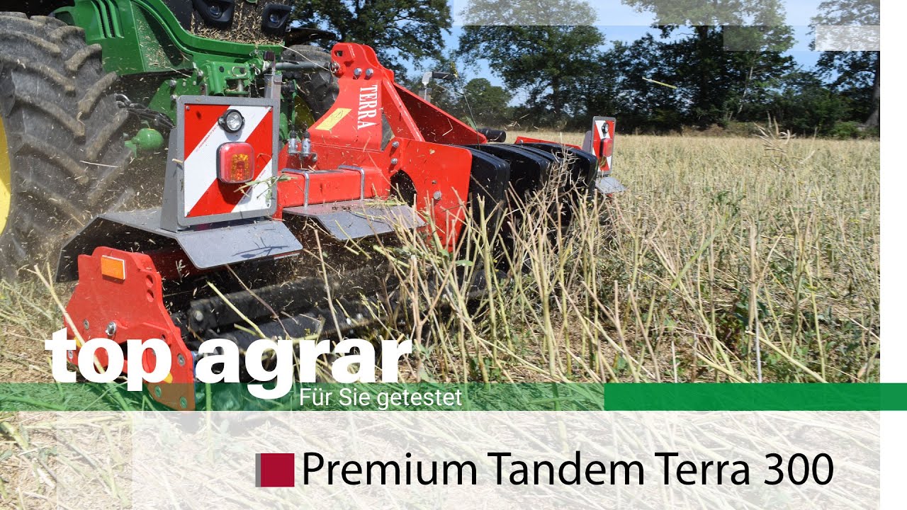 Starr gefedert: Premium Tandem Terra 300 Messerwalze im top agrar-Praxistest 3/5