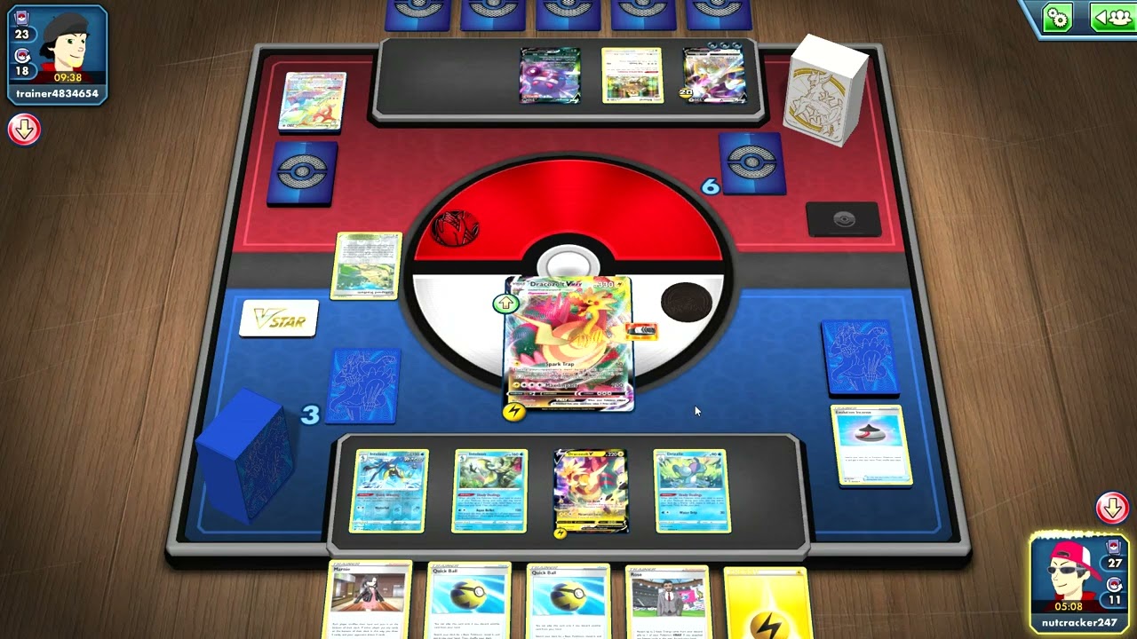 Pokemon PTCGO Astral Radiance DRACOZOLT Tourny Play....The Ending! Oh my
