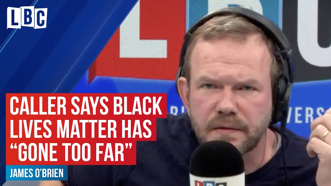 James O'Brien's fiery call with a man who says Black Lives Matter has 