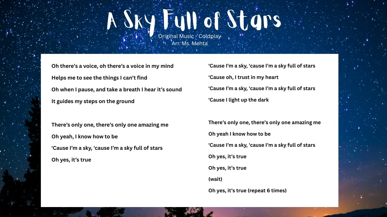 Sky Full of Stars