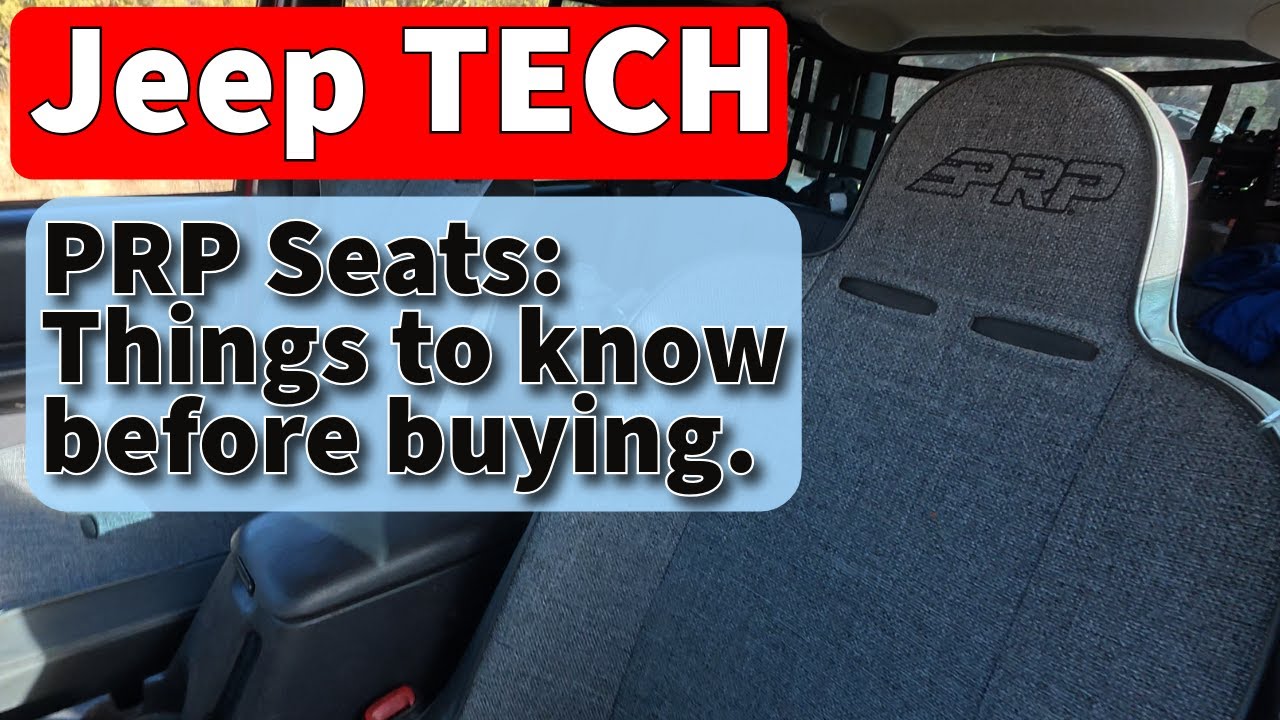 PRP Seats: Are they right for your XJ?