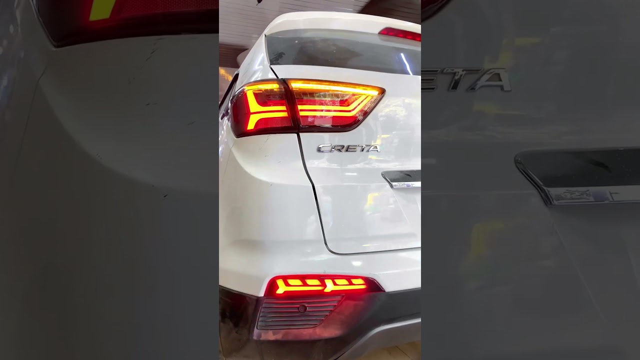 Old Creta Updated Into New | Creta Accessories | Creta Taillights | Creta Reflectors #creta
