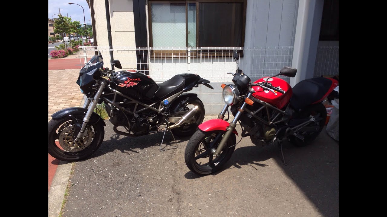 VTR250とドカティモンスターを比較してみる