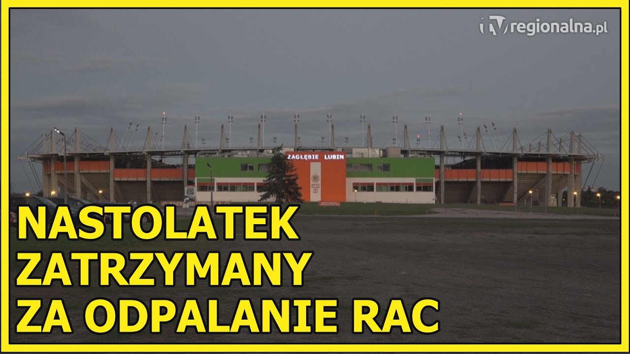 LUBIN. Nastolatek zatrzymany za odpalanie rac