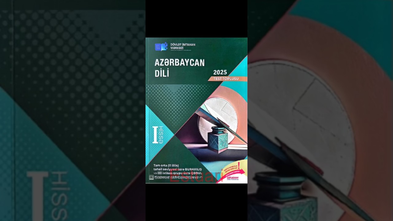 Azərbaycan dili test toplusu 1-ci hissə cavabları | 2025