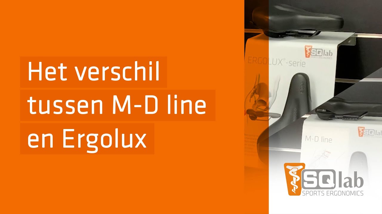 SQlab M-D line en Ergolux fietszadels. Veel comfort = meer plezier!